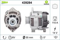 VALEO 439284 - Alternador - VALEO ORIGINS NEW OE TECHNOLOGY