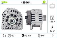 VALEO 439464 - Alternador - VALEO ORIGINS NEW OE TECHNOLOGY