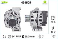 VALEO 439505 - Alternador - VALEO ORIGINS NEW OE TECHNOLOGY