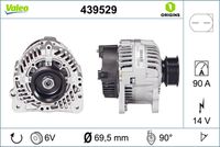 VALEO 439529 - Alternador - VALEO ORIGINS NEW OE TECHNOLOGY