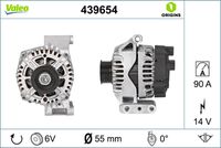 VALEO 439654 - Alternador - VALEO ORIGINS NEW OE TECHNOLOGY