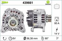 VALEO 439661 - Alternador - VALEO ORIGINS NEW OE TECHNOLOGY