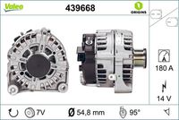 VALEO 439668 - Alternador - VALEO ORIGINS NEW OE TECHNOLOGY