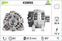 VALEO 439695 - Alternador - VALEO ORIGINS NEW OE TECHNOLOGY