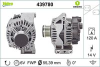 VALEO 439780 - Alternador - VALEO ORIGINS NEW OE TECHNOLOGY