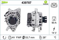 VALEO 439787 - Alternador - VALEO ORIGINS NEW OE TECHNOLOGY