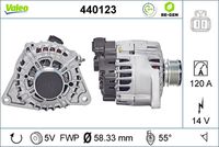 VALEO 440123 - Alternador - VALEO RE-GEN REMANUFACTURED