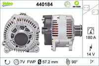 VALEO 440184 - Alternador - VALEO RE-GEN REMANUFACTURED