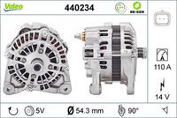 VALEO 440234 - Alternador - VALEO RE-GEN REMANUFACTURED