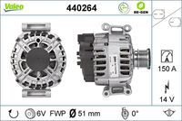 VALEO 440264 - Alternador - VALEO RE-GEN REMANUFACTURED