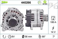 VALEO 440266 - Alternador - VALEO RE-GEN REMANUFACTURED