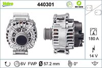 VALEO 440301 - Alternador - VALEO RE-GEN REMANUFACTURED