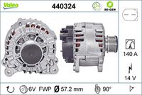 VALEO 440324 - Alternador - VALEO RE-GEN REMANUFACTURED