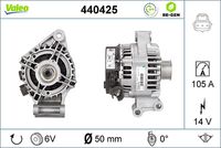 VALEO 440425 - Alternador - VALEO RE-GEN REMANUFACTURED