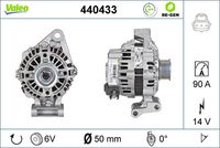 VALEO 440433 - Alternador - VALEO RE-GEN REMANUFACTURED