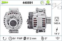 VALEO 440591 - Alternador - VALEO RE-GEN REMANUFACTURED