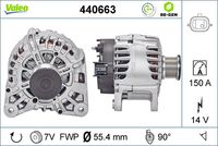 VALEO 440663 - Alternador - VALEO RE-GEN REMANUFACTURED