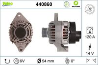 VALEO 440860 - Alternador - VALEO RE-GEN REMANUFACTURED