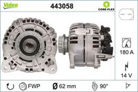 VALEO 443058 - Alternador - VALEO CORE-FLEX