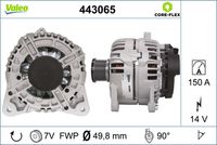 VALEO 443065 - Alternador - VALEO CORE-FLEX