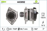 VALEO 443092 - Alternador - VALEO CORE-FLEX