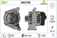 VALEO 443130 - Alternador - VALEO CORE-FLEX