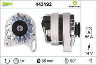 VALEO 443192 - Alternador - VALEO CORE-FLEX