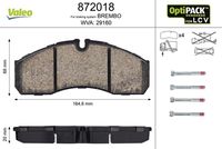 VALEO 872018 - Juego de pastillas de freno - OPTIPACK for LCV