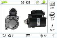 VALEO 201123 - Motor de arranque - VALEO CORE-FLEX