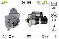 VALEO 201158 - Motor de arranque - VALEO CORE-FLEX