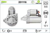 VALEO 201116 - Motor de arranque - VALEO CORE-FLEX