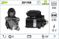 VALEO 201168 - Motor de arranque - VALEO CORE-FLEX