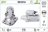 VALEO 201014 - Motor de arranque - VALEO CORE-FLEX