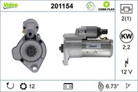 VALEO 201154 - Motor de arranque - VALEO CORE-FLEX