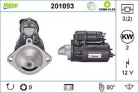 VALEO 201093 - Motor de arranque - VALEO CORE-FLEX