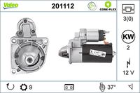 VALEO 201112 - Motor de arranque - VALEO CORE-FLEX