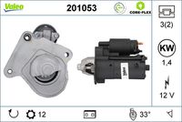 VALEO 201053 - Motor de arranque - VALEO CORE-FLEX