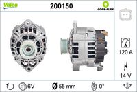 VALEO 200150 - Alternador - VALEO CORE-FLEX