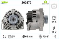 VALEO 200272 - Alternador - VALEO CORE-FLEX