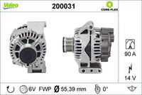 VALEO 200031 - Alternador - VALEO CORE-FLEX