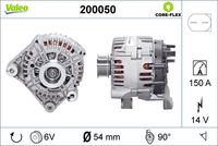 VALEO 200050 - Alternador - VALEO CORE-FLEX