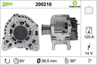 VALEO 200210 - Alternador - VALEO CORE-FLEX