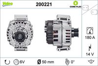 VALEO 200221 - Alternador - VALEO CORE-FLEX