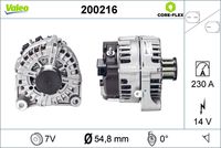 VALEO 200216 - Alternador - VALEO CORE-FLEX