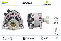 VALEO 200021 - Alternador - VALEO CORE-FLEX