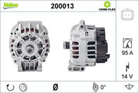 VALEO 200013 - Alternador - VALEO CORE-FLEX