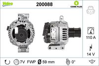 VALEO 200088 - Alternador - VALEO CORE-FLEX