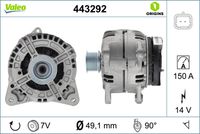 VALEO 443292 - Alternador - VALEO ORIGINS NEW OE TECHNOLOGY