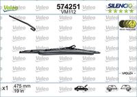 VALEO 574251 - Limpiaparabrisas - SILENCIO CONVENTIONAL SINGLE