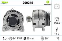 VALEO 200245 - Alternador - VALEO CORE-FLEX